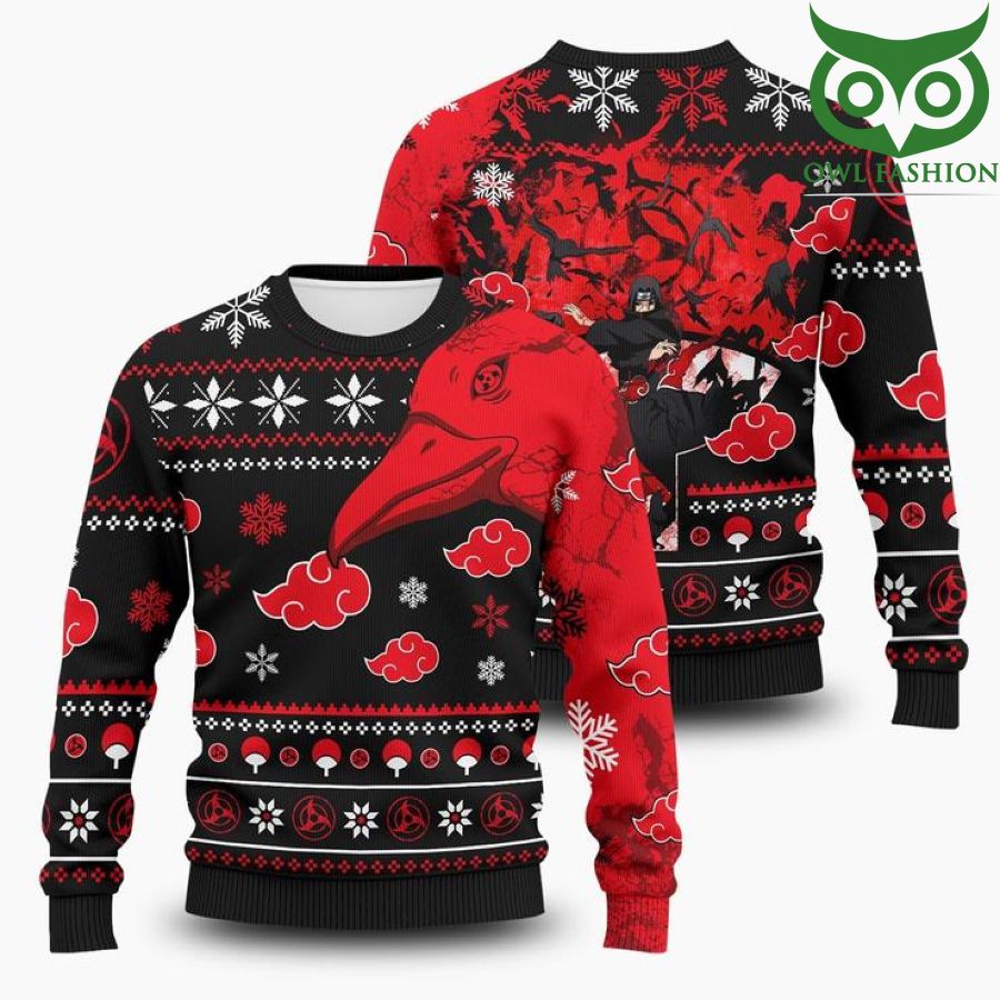 Akastsuki Naruto Anime Unisex Wool Sweater Christmas Gift