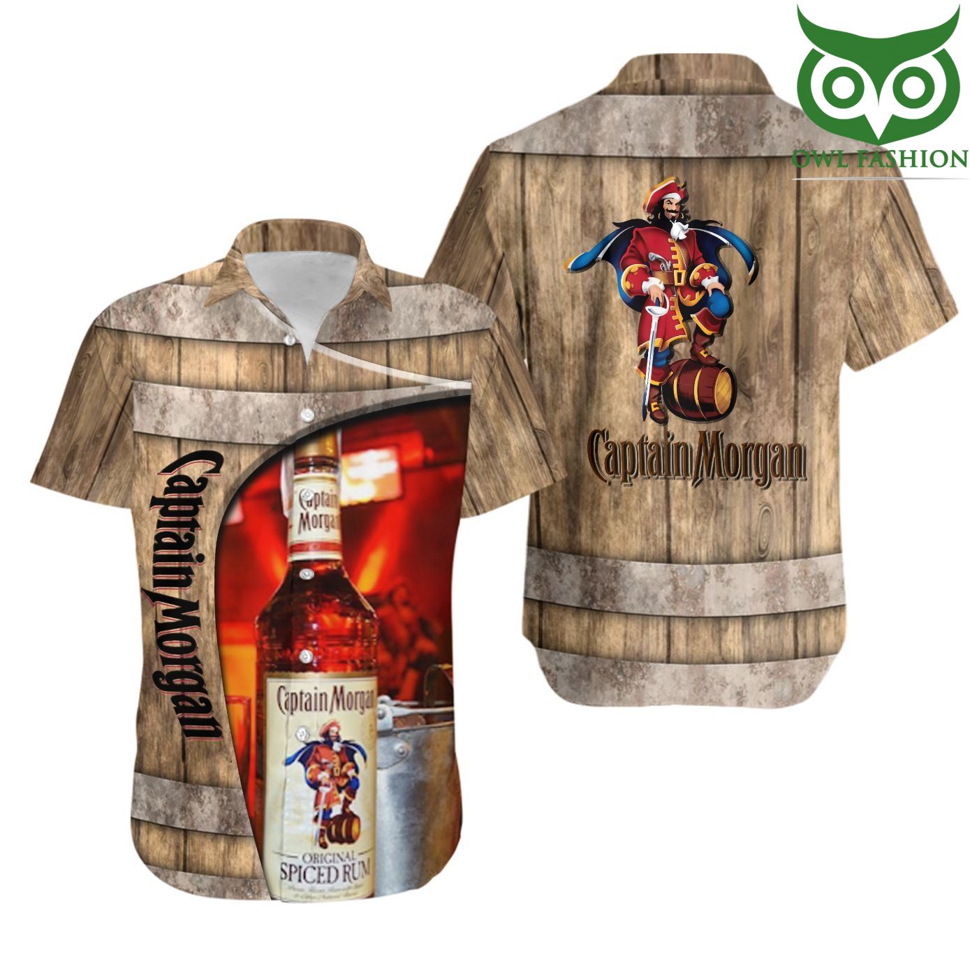 Captain Morgan original spiced rum Hawaiian Shirt