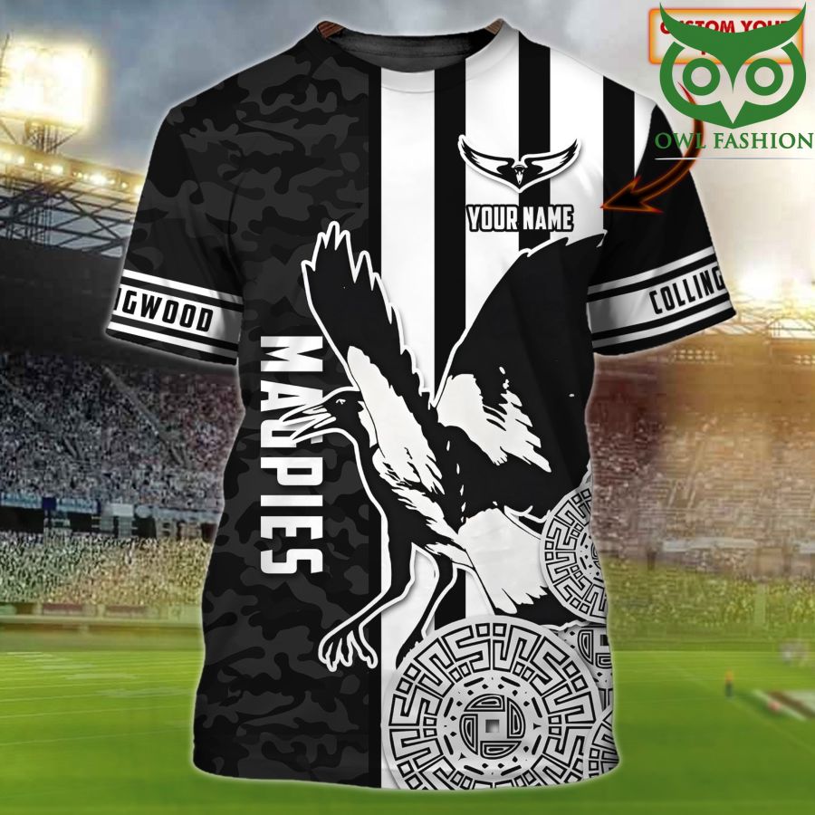 Collingwood Football Club Magpies Custom 3D Tshirt