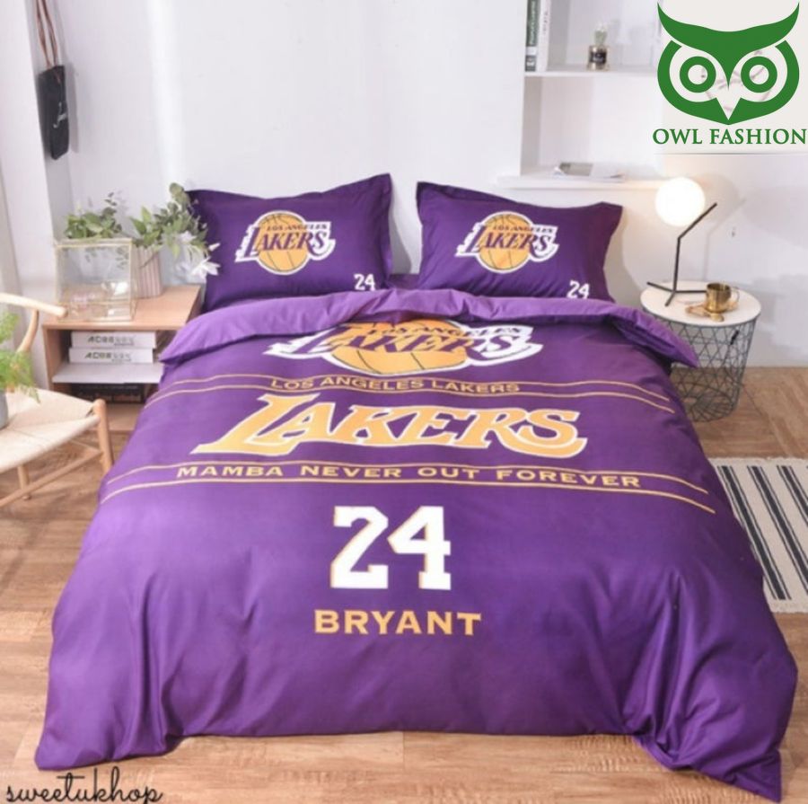 Los Angeles lakers Kobe Bryant 24 Bedding Set