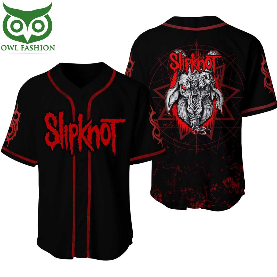 Slipknot Goat face American heavy metal band Baseball Jersey Shirt