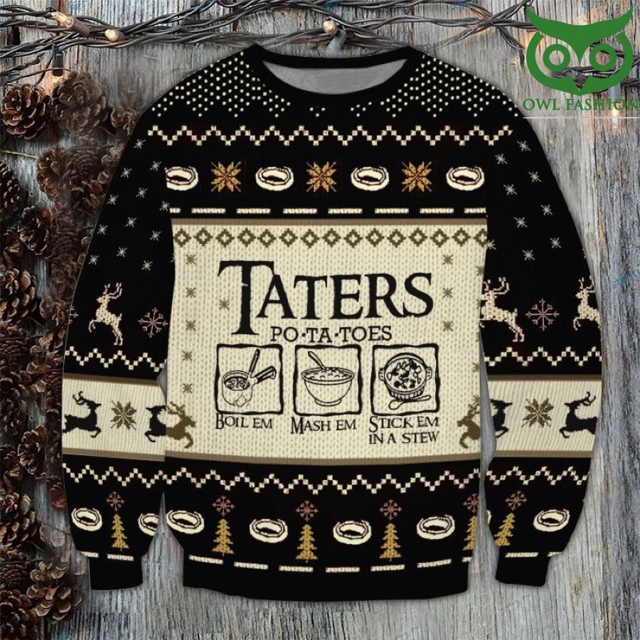 LOTR TATERS POTATOES UGLY SWEATER