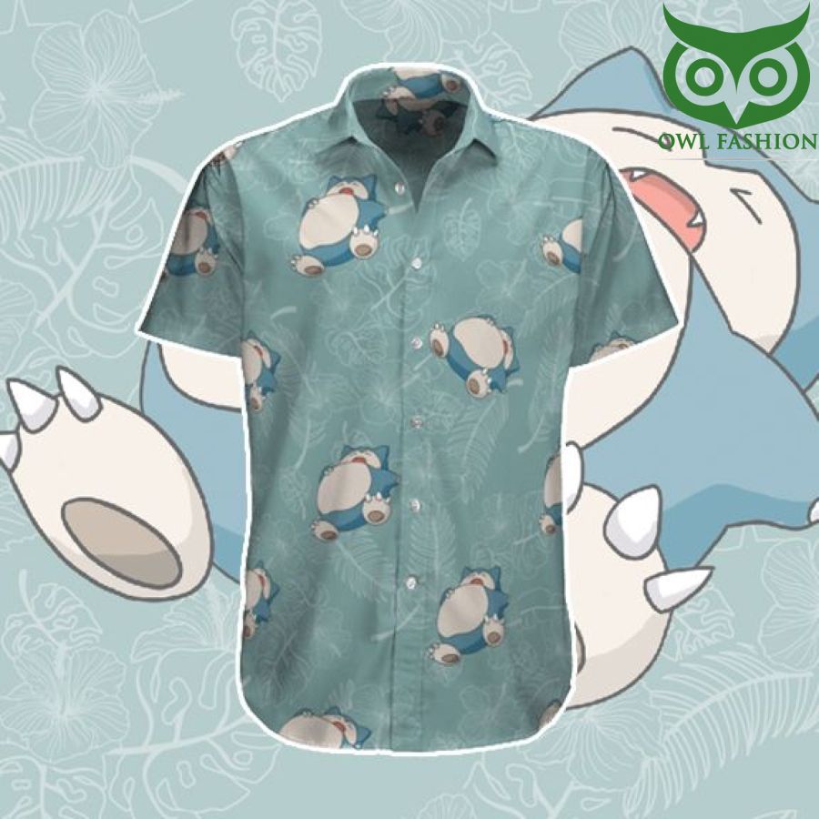 Pokemon Snorlax Hawaiian Shirt