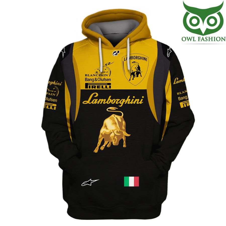 Lamborghini Italia F1 racing 3D hoodie and sweatshirt