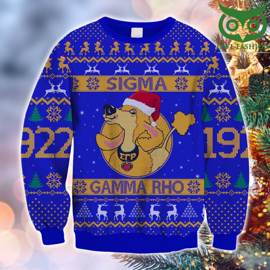 Sigma Gamma Rho Christmas ugly sweater 3D
