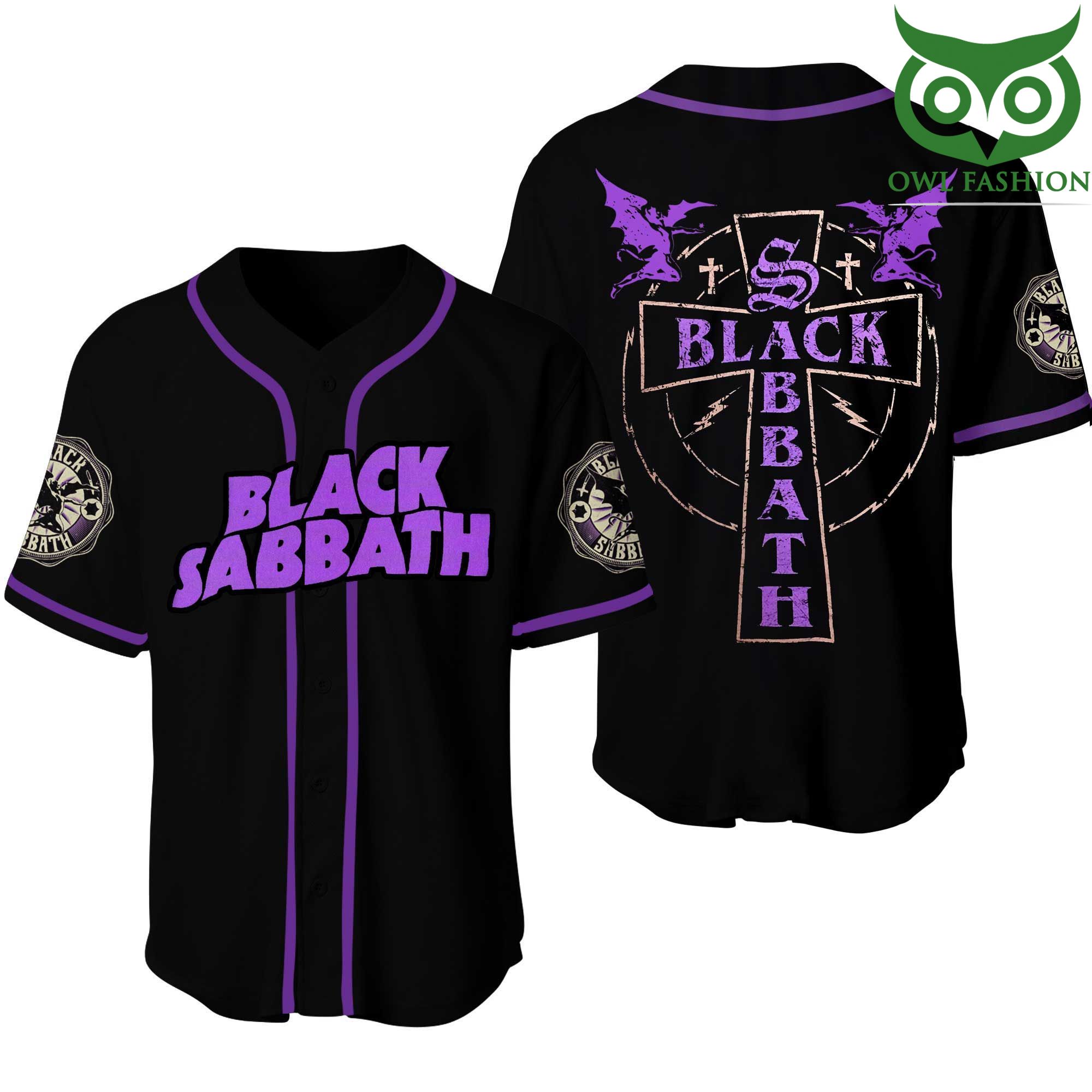 85 Black Sabbath Baseball Jersey Shirt