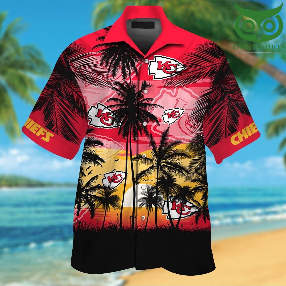 NFL Kansas City Chiefs Tropical Hawaiian Shirt