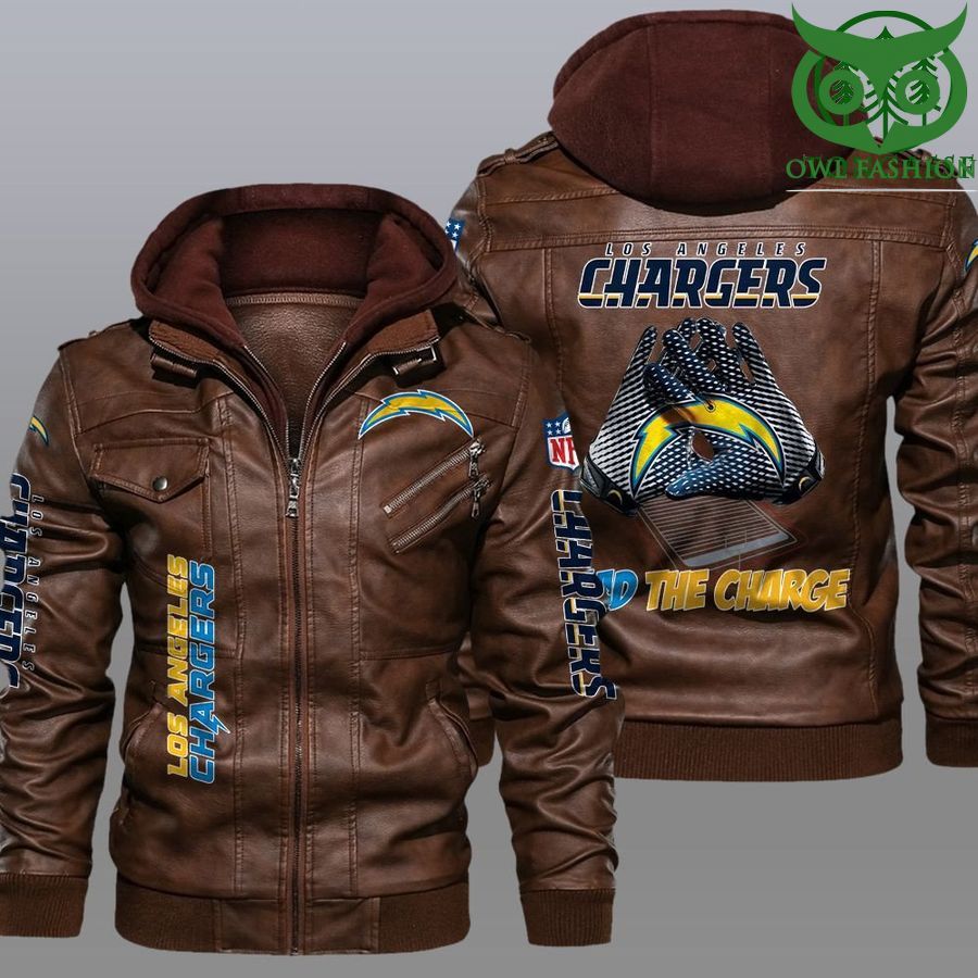 124 NFL Los Angeles Chargers Limited Leather Jacket