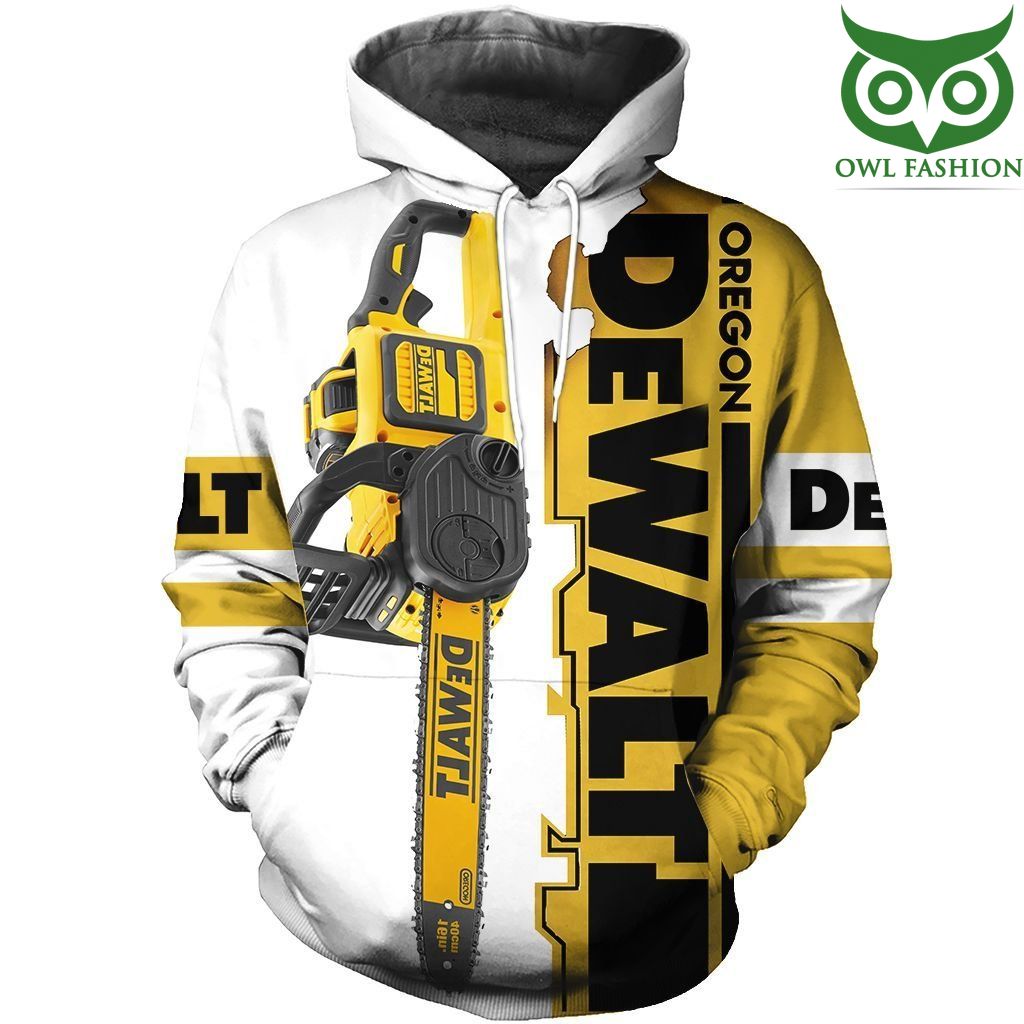 DeWalt Amazing Chainsaw 3D Full Printed Hoodie T-shirt
