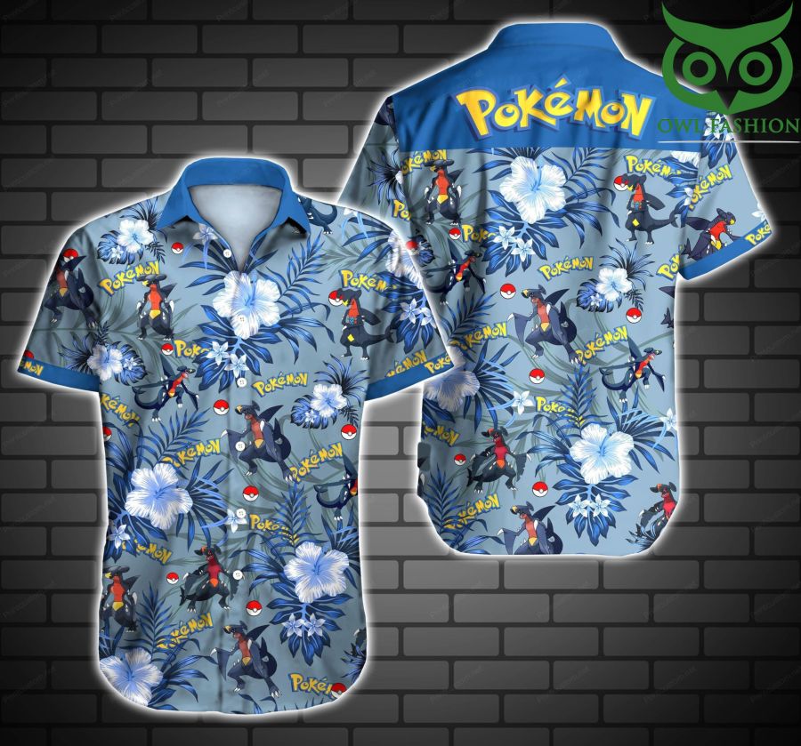 Pokemon Garchomp Hawaiian Shirt Summer Shirt