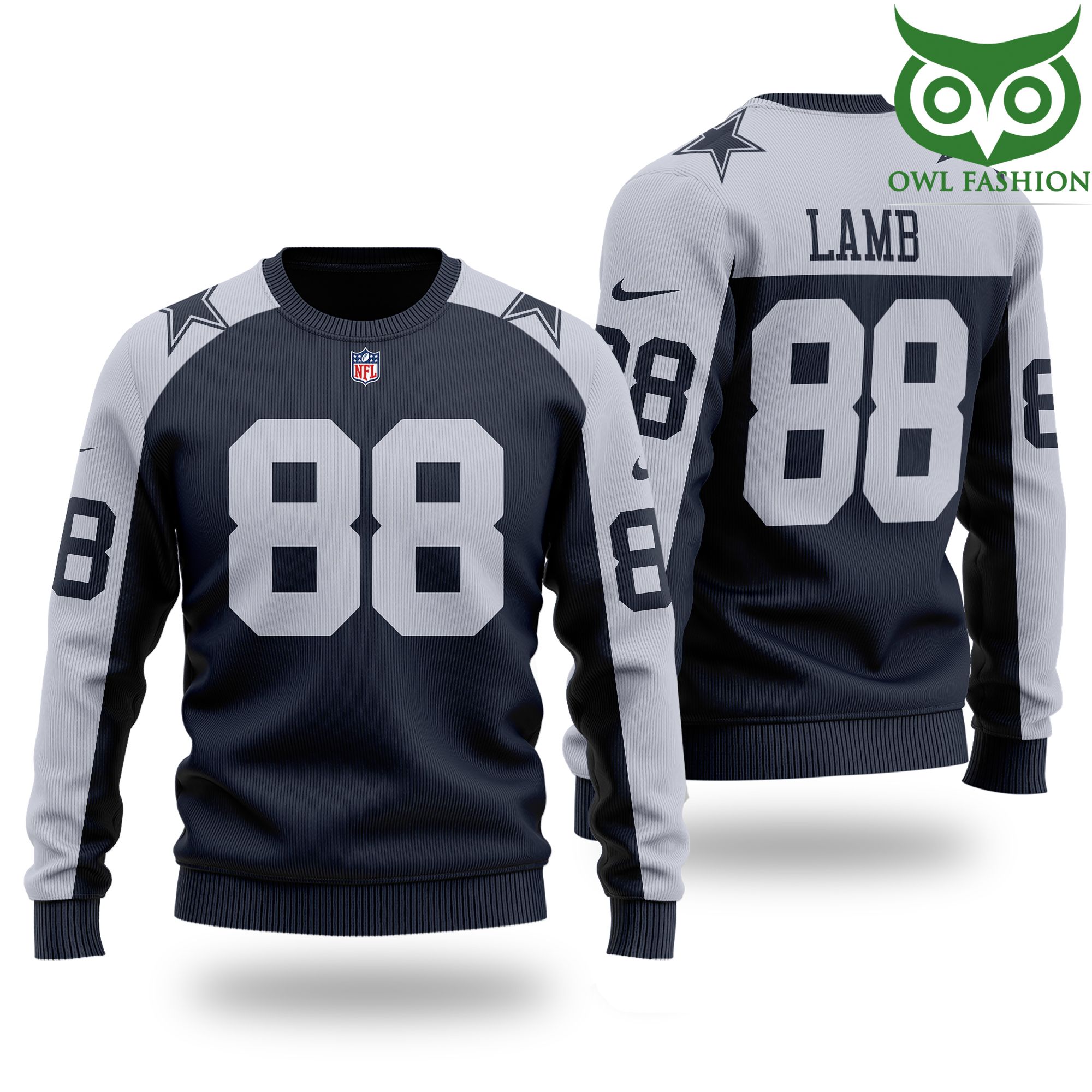 CeeDee Lamb 88 NFL Dallas Cowboys Sweater