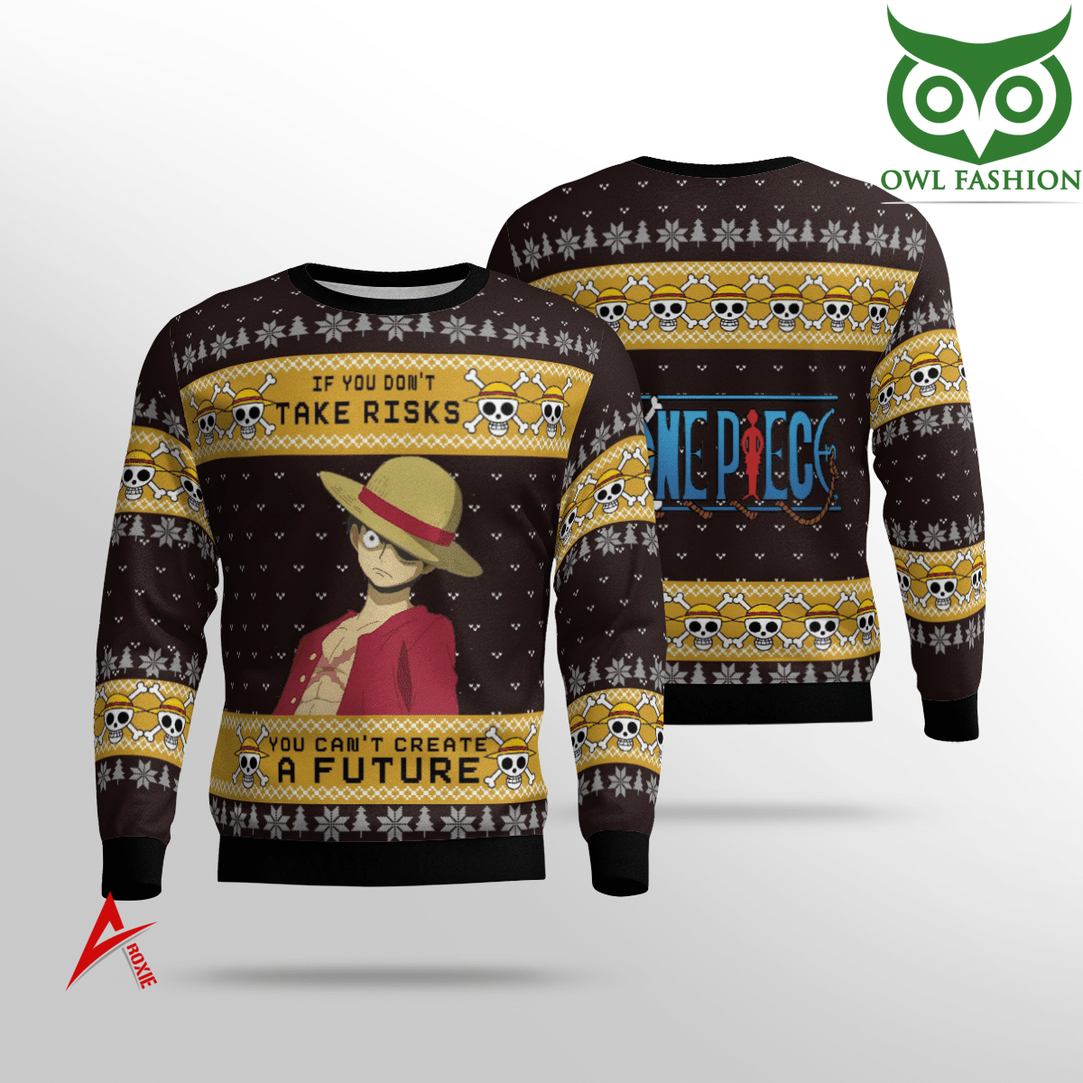 Monkey D Luffy Quotes Sweater 3D