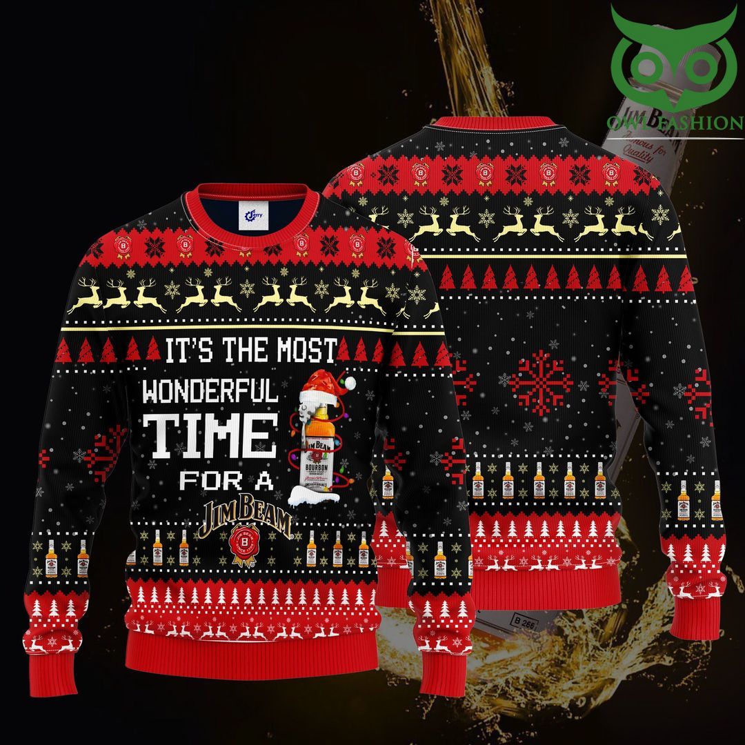Most Wonderful Time For A Jim Beam Christmas Sweater
