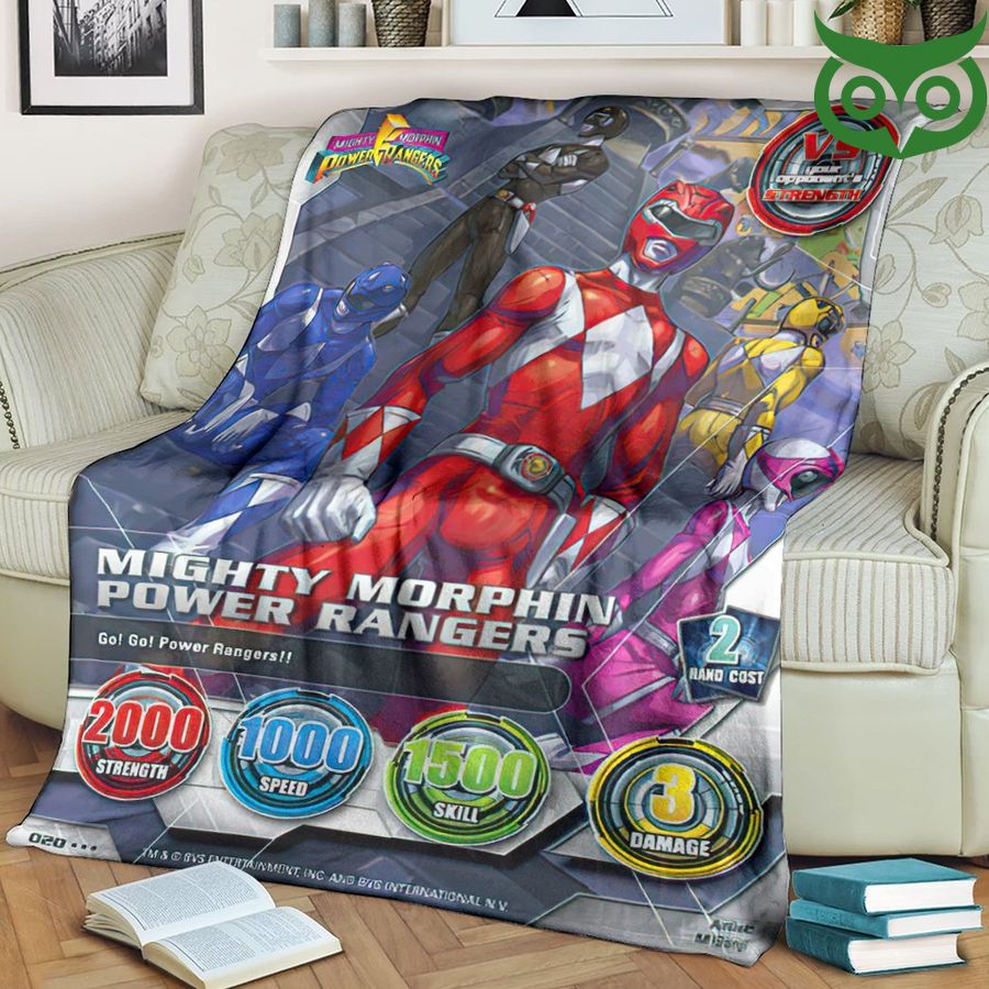 34 Mighty Morphin Power Rangers Limited Fleece Blanket