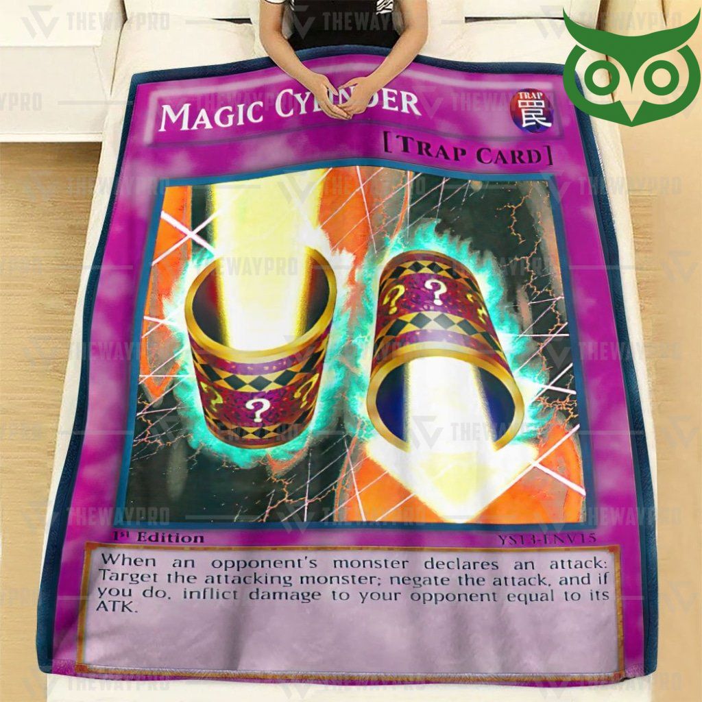 mNms2zMD 28 Anime YugiOh Magic Cylinder Limited Edition Fleece Blanket