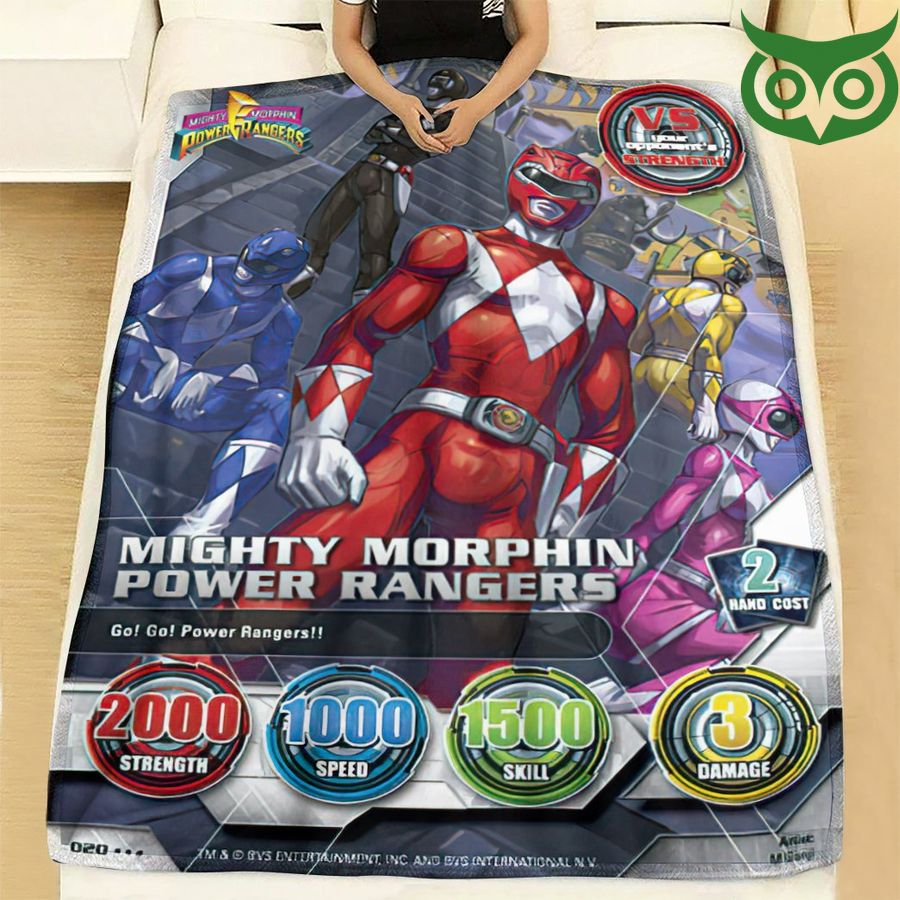 35 Mighty Morphin Power Rangers Limited Fleece Blanket