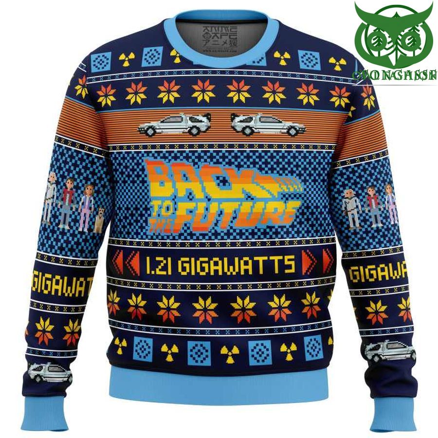 Back To The Future Ugly Christmas Sweater