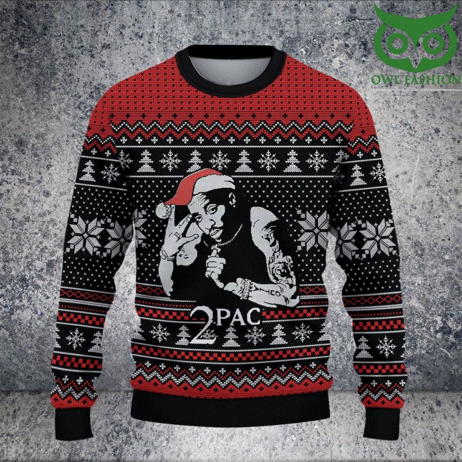 128 2Pac Lover Ugly Christmas 3D Sweater