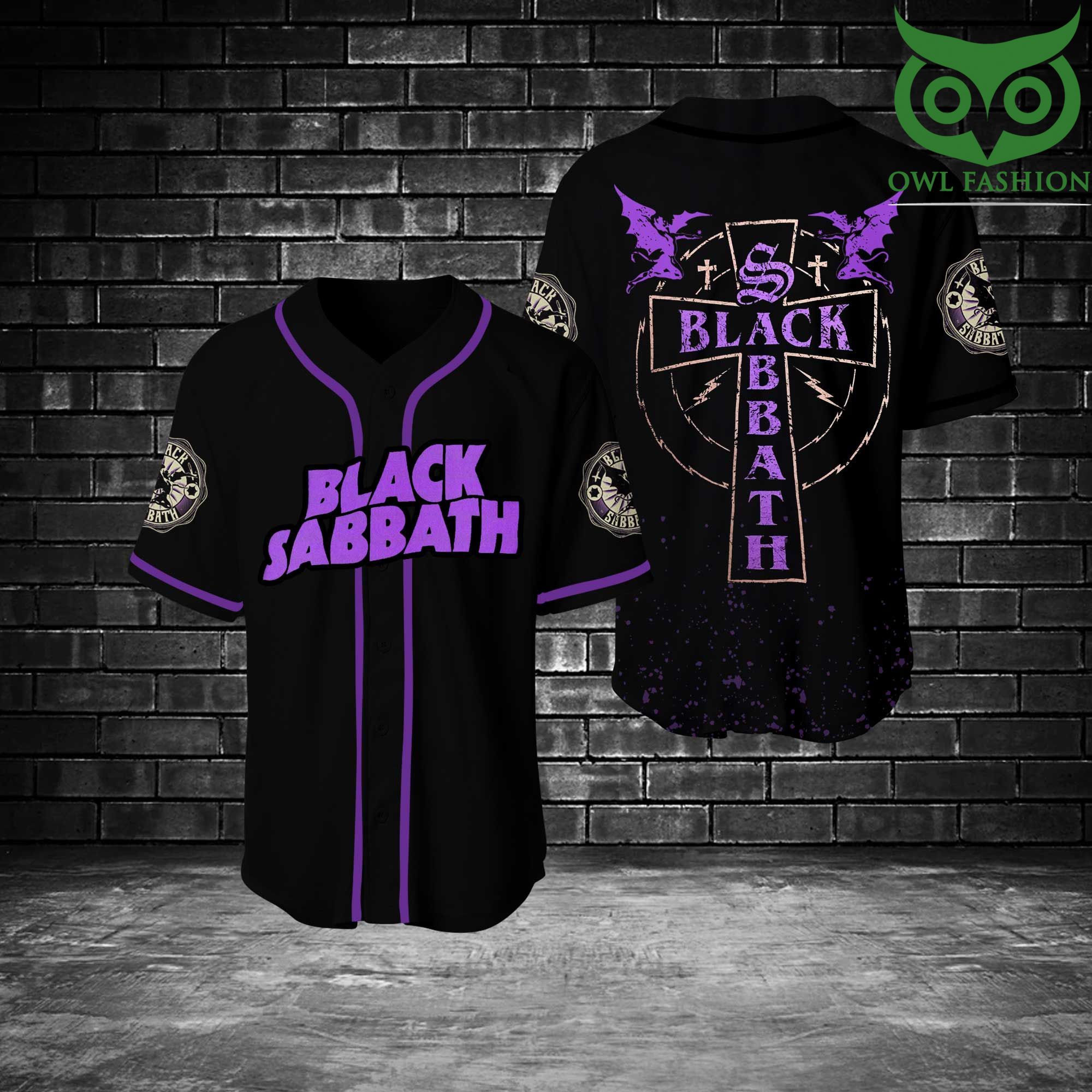 Black Sabbath Baseball Jersey Shirt
