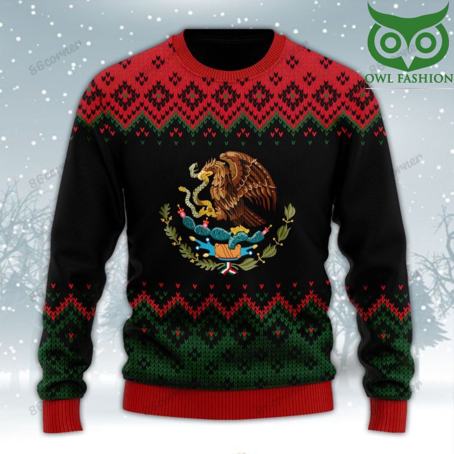 Mexican Christmas Black Ugly Sweater