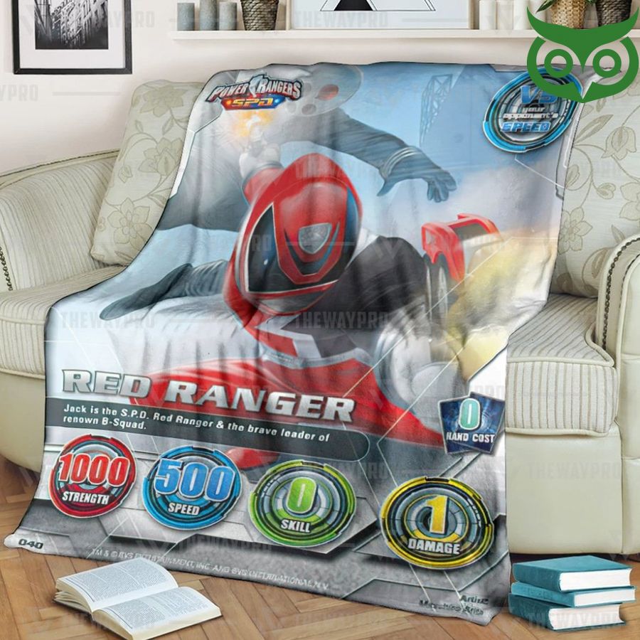 Power Ranger SPD Red Ranger Limited Fleece Blanket