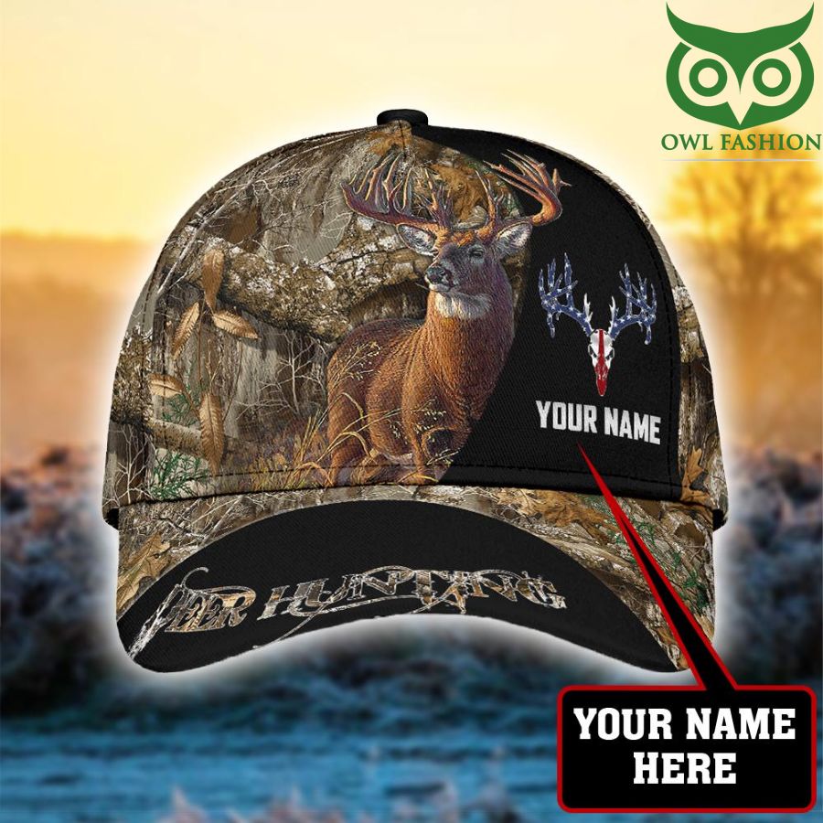 21 Customized Hunting Deer Dry Forest Camo Classic Cap