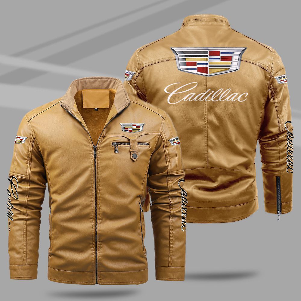 Cadillac Fleece Leather Jacket 1