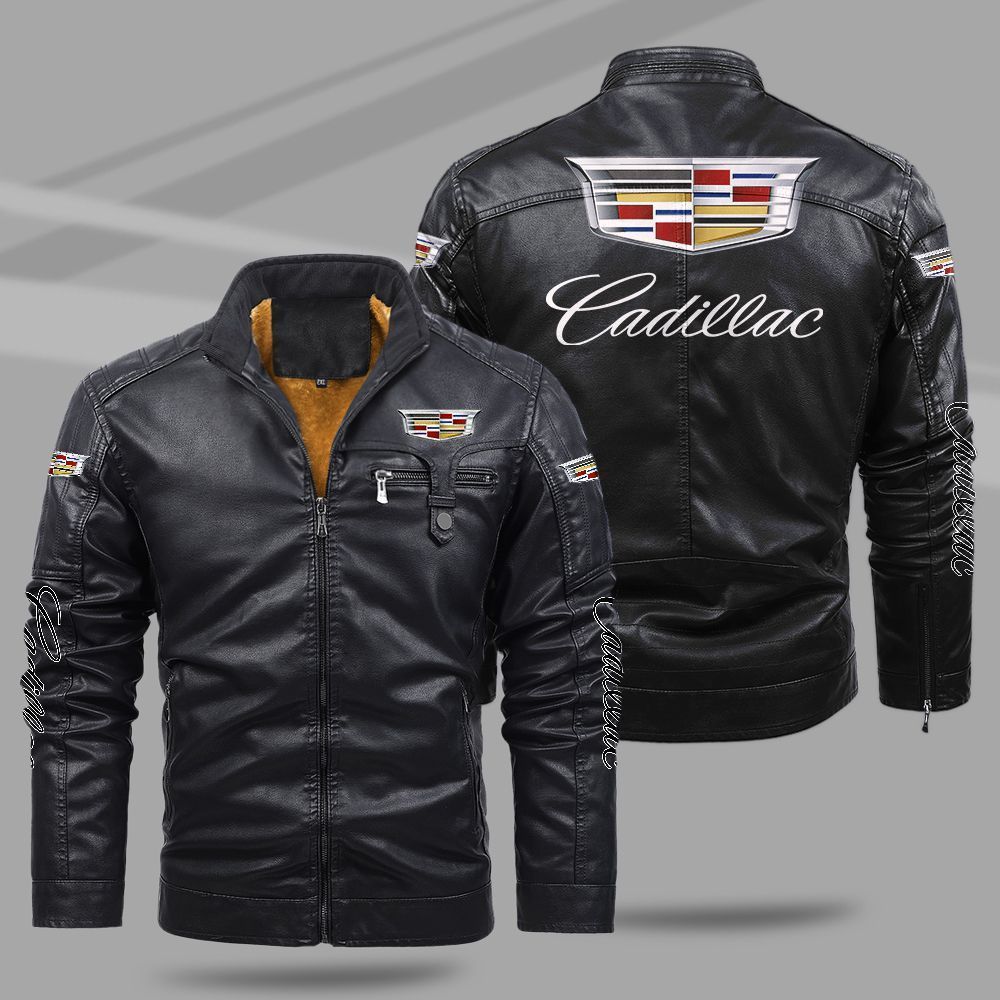 Cadillac Fleece Leather Jacket