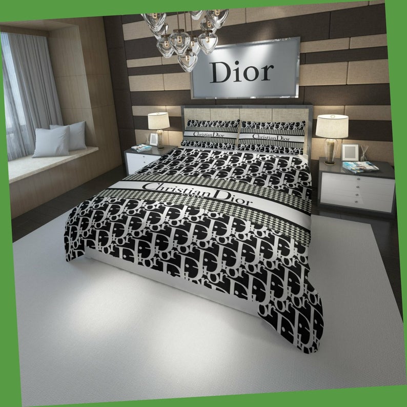 HOT Christian Dior luxury brand bedding set 100% New