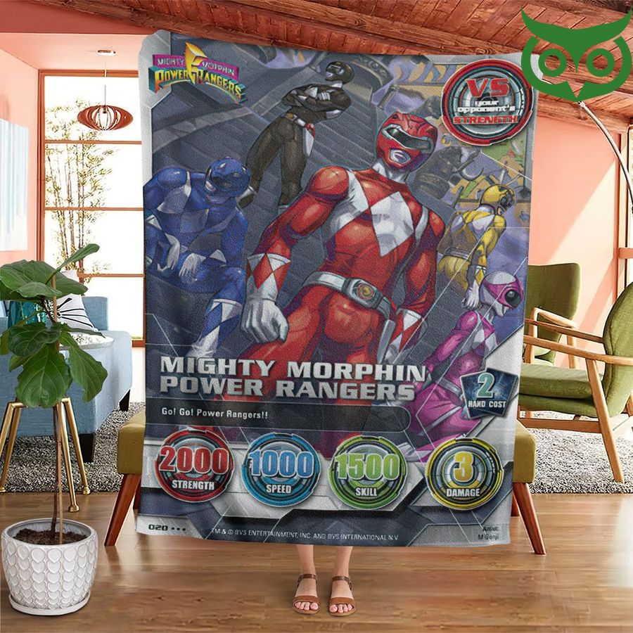 37 Mighty Morphin Power Rangers Limited Fleece Blanket