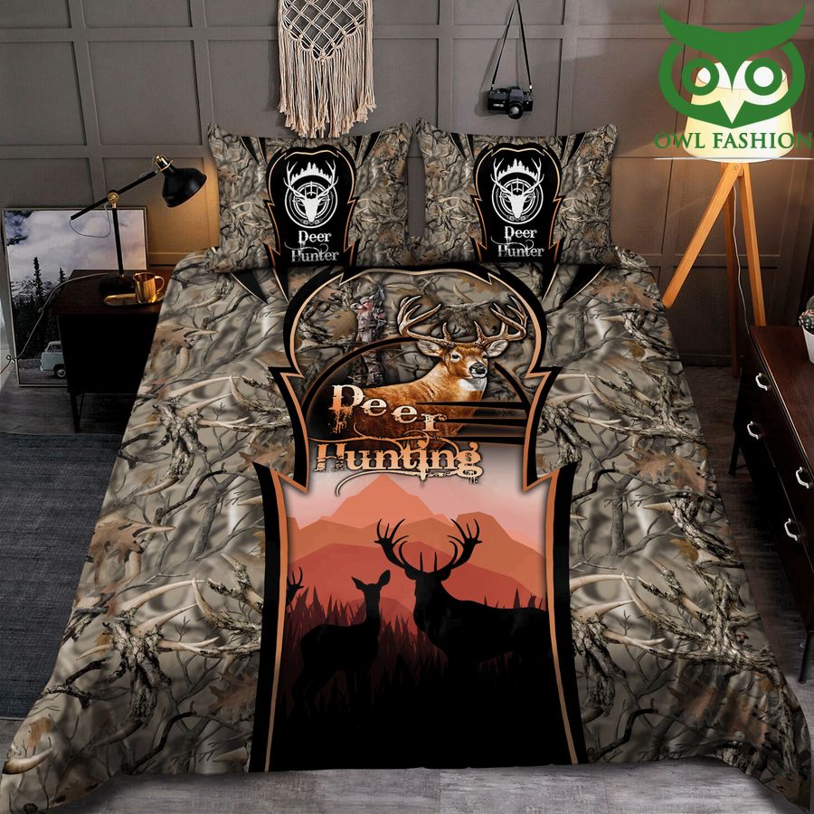 13 Hunting Deer Bough Color Bedding Set
