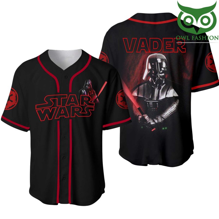 30 Personalized Star Wars Darth Vader Lightsaber Baseball Jersey Shirt
