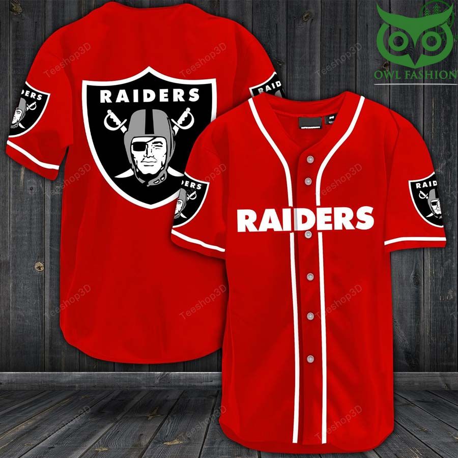 123 Los Angeles Raiders baseball Jersey shirt