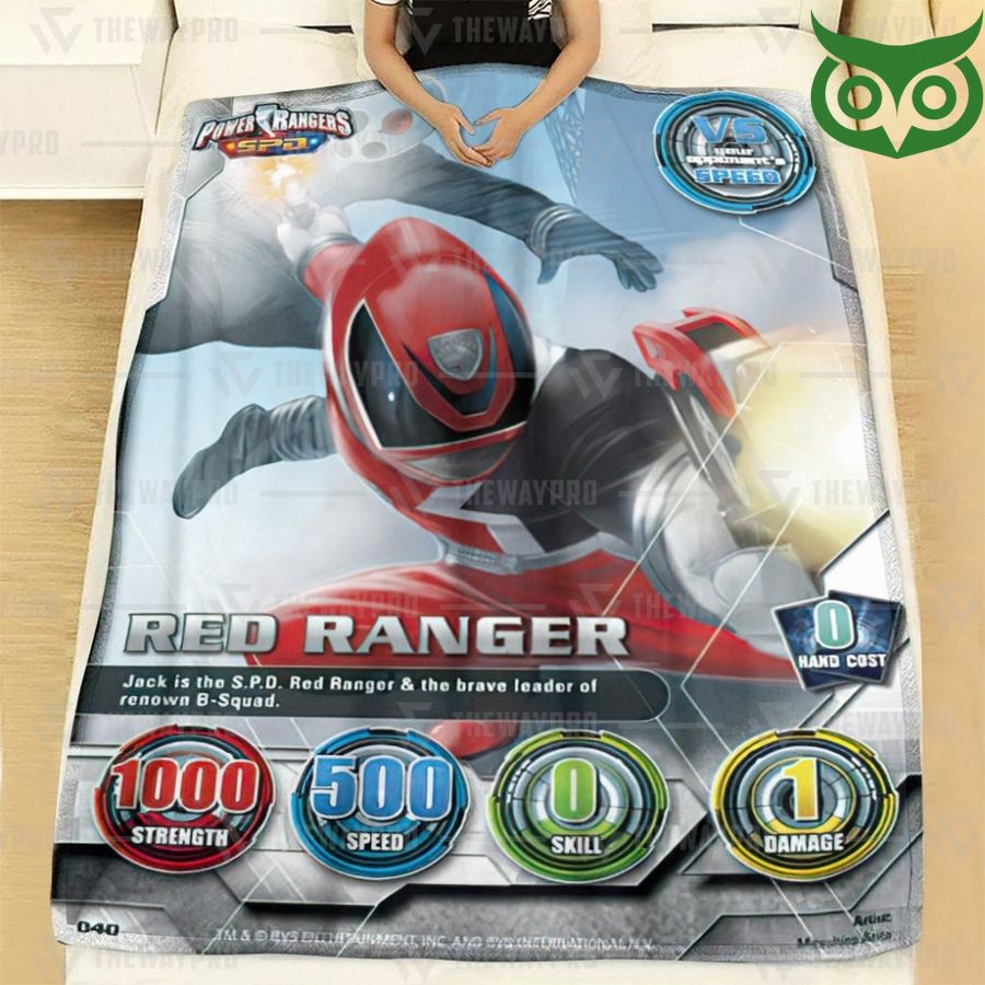 99 Power Ranger SPD Red Ranger Limited Fleece Blanket