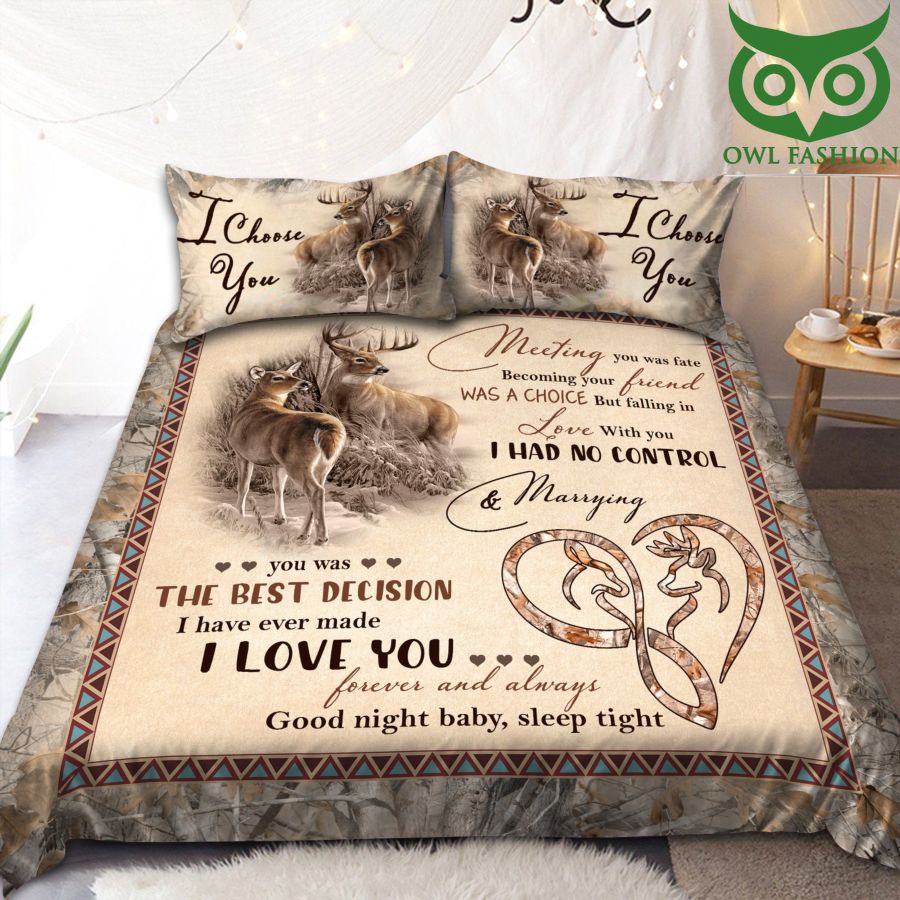 13 Romantic Deer Lovers Quotes for Couples Bedding Set
