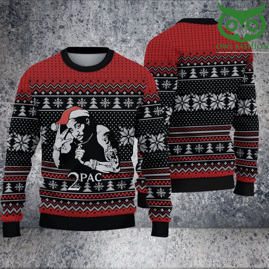 127 2Pac Lover Ugly Christmas 3D Sweater