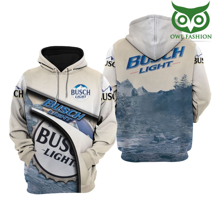 Busch Light beer Full Printed 3D hoodie