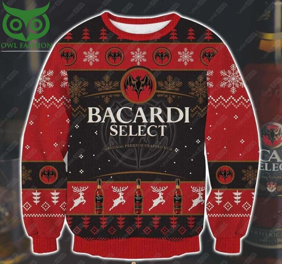 23 Bacardi Select Crafted Rum 3D Print Christmas Sweater