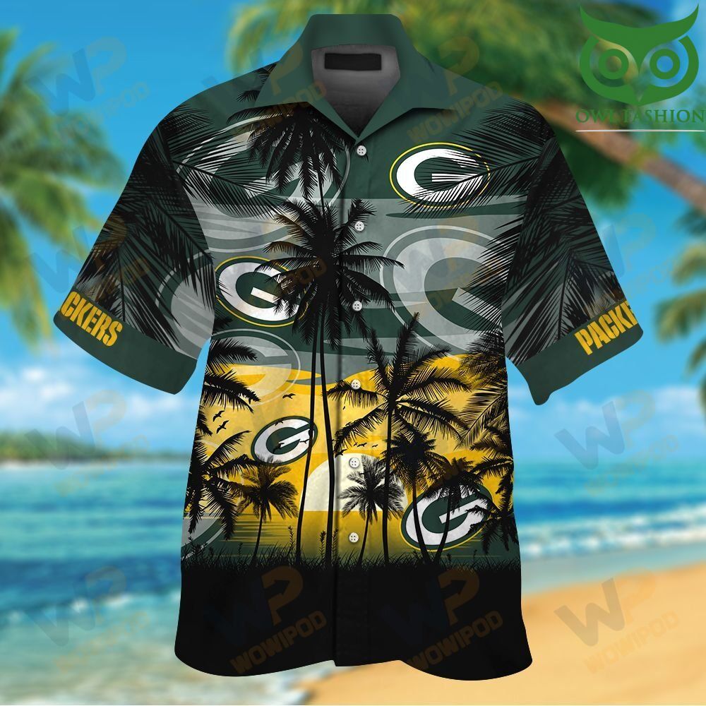 NFL Green Bay Packers Tropical Hawaiian Shirt