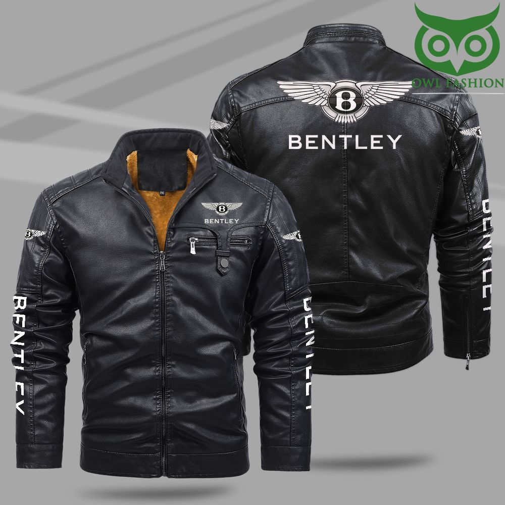 107 Bentley Fleece Leather Jacket