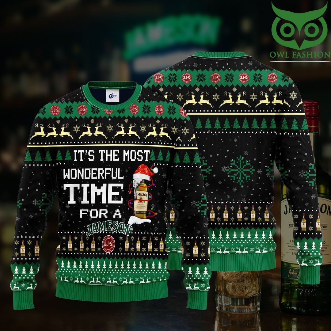160 Most Wonderful Time For A Jameson Christmas Sweater