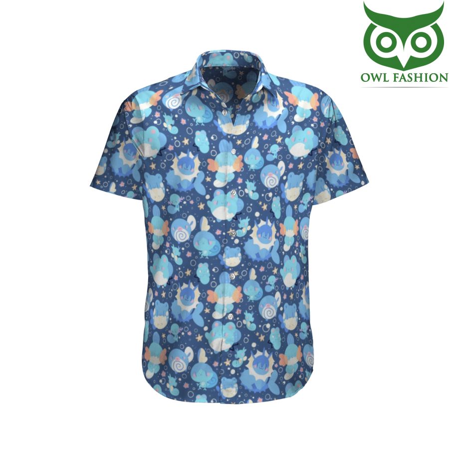 79 Water type Pokemon Hawaiian Shirt