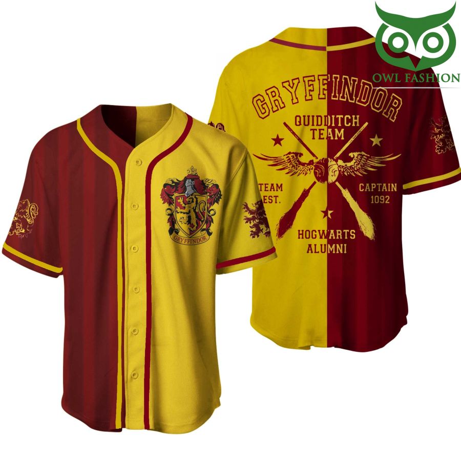 67 Hogwarts Gryffindor HP Baseball Jersey shirt
