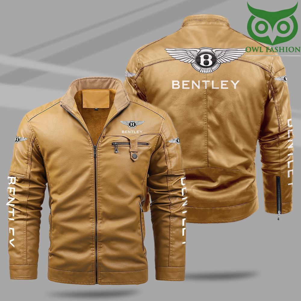 108 Bentley Fleece Leather Jacket