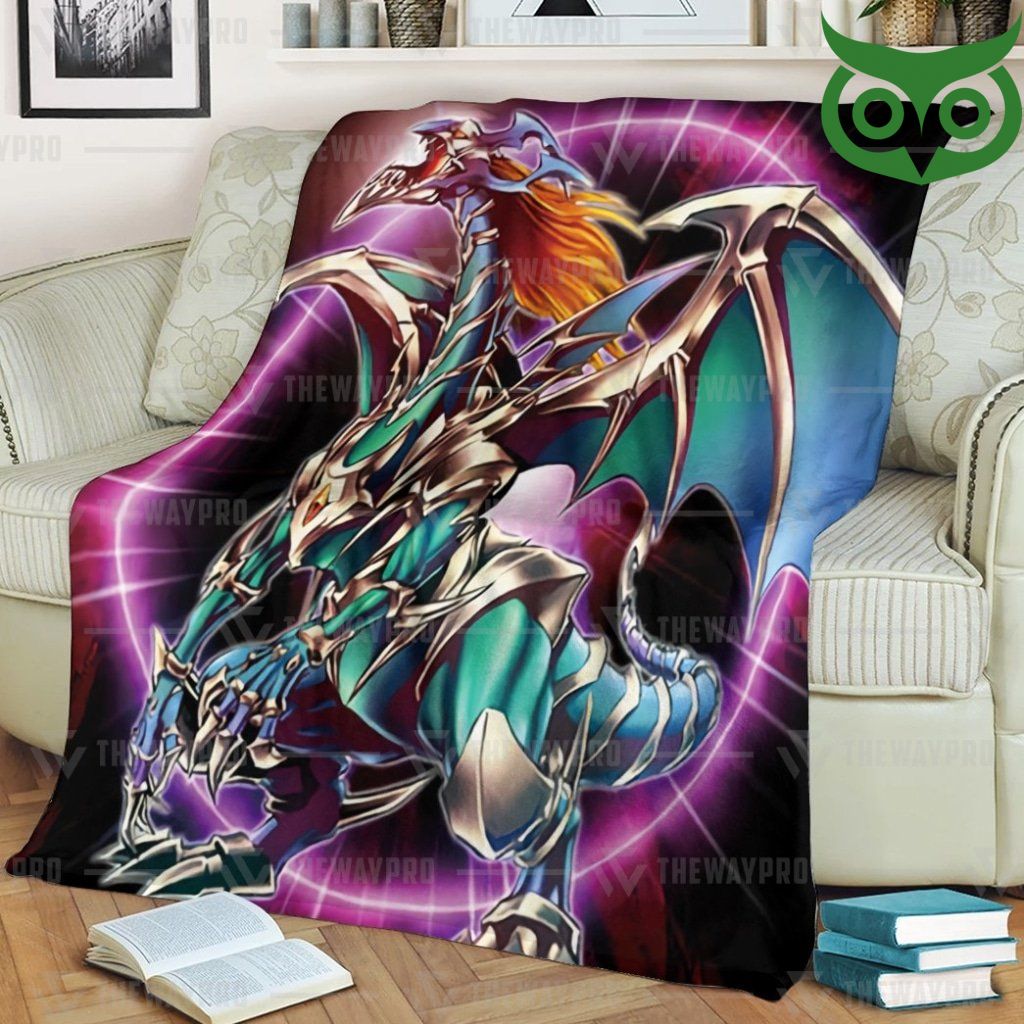 DXf4lkr4 18 Anime YugiOh Chaos Emperor Dragon Envoy Of The End Limited Edition Fleece Blanket