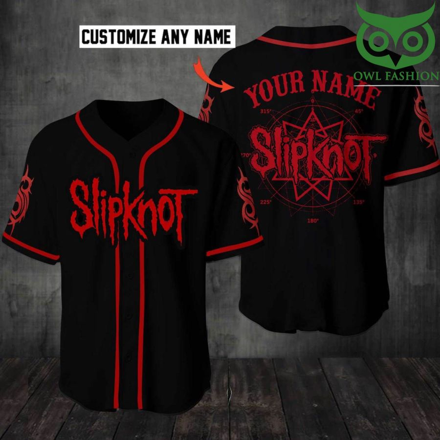 165 Slipknot Custom Name Baseball Jersey Shirt