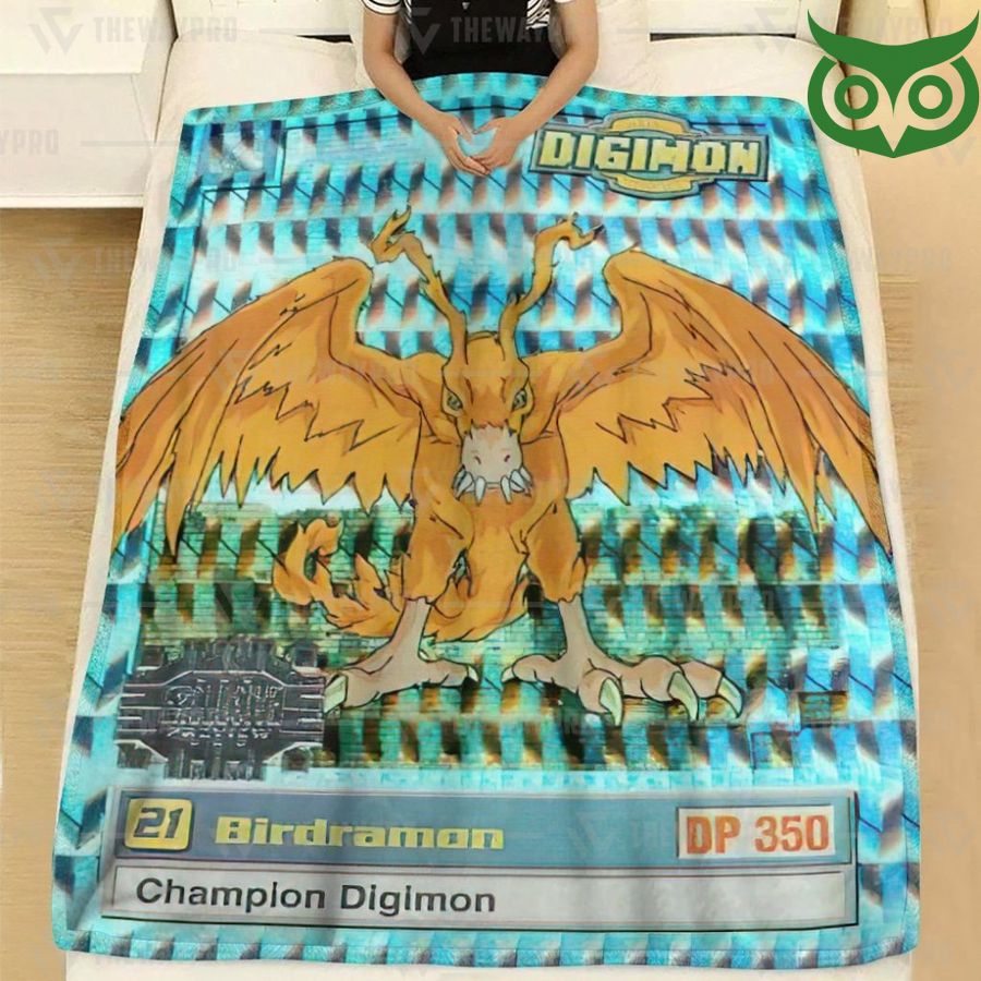 66 Digimon Cockatrimon Fleece Blanket High Quality