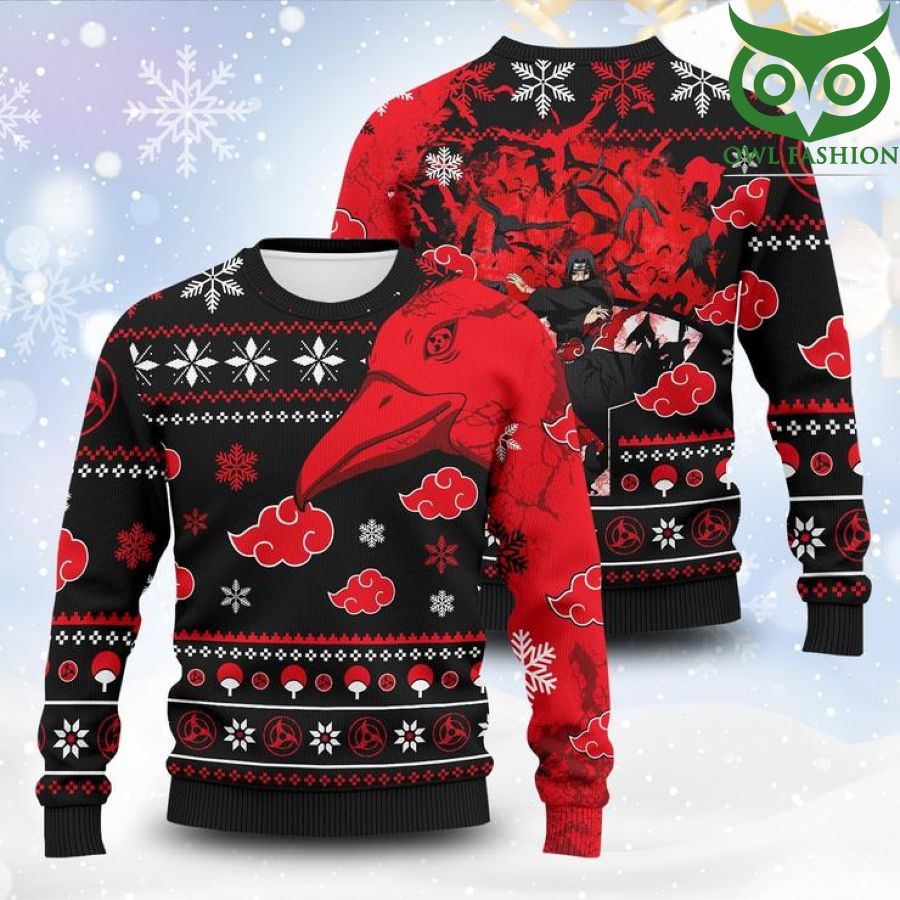 102 Akastsuki Naruto Anime Unisex Wool Sweater Christmas Gift