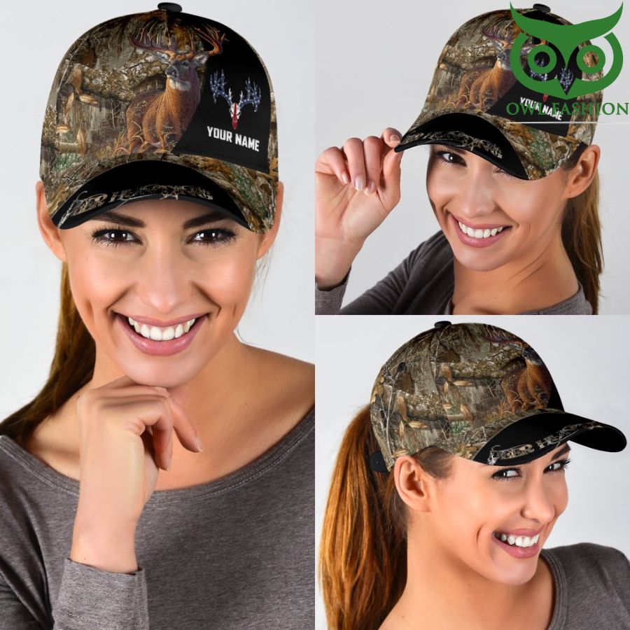 26 Customized Hunting Deer Dry Forest Camo Classic Cap