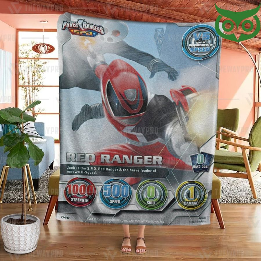 101 Power Ranger SPD Red Ranger Limited Fleece Blanket